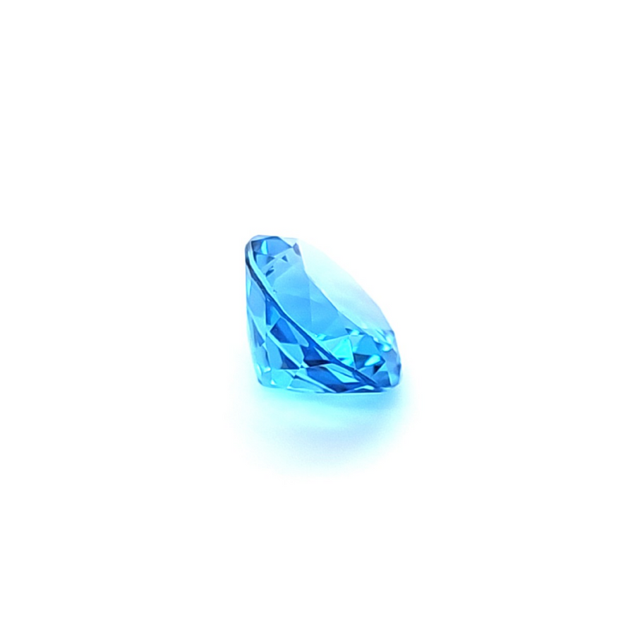 5.70 Ct Natural Swiss Blue Topaz - VVS – 12.00 x 10.00mm