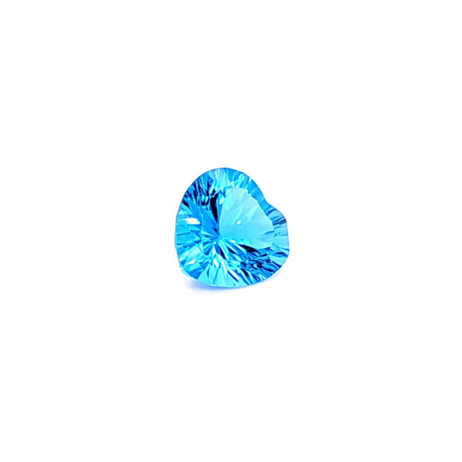 Natural Swiss blue Topaz – 4.21 Ct VVS – 10.00mm