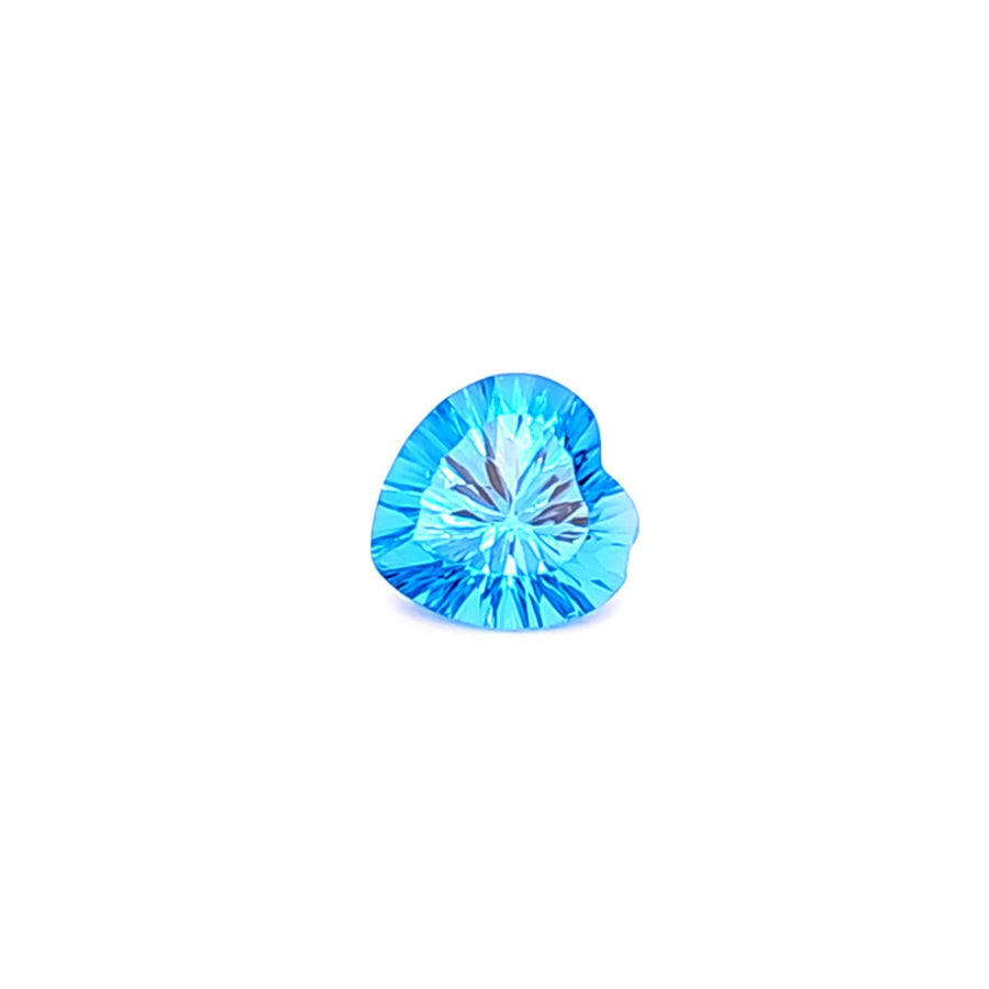 Natural Swiss blue Topaz – 4.21 Ct VVS – 10.00mm