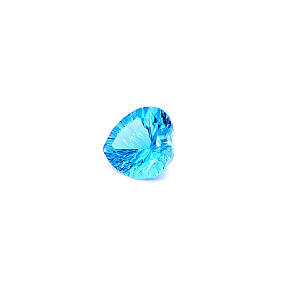 Natural Swiss blue Topaz – 4.21 Ct VVS – 10.00mm