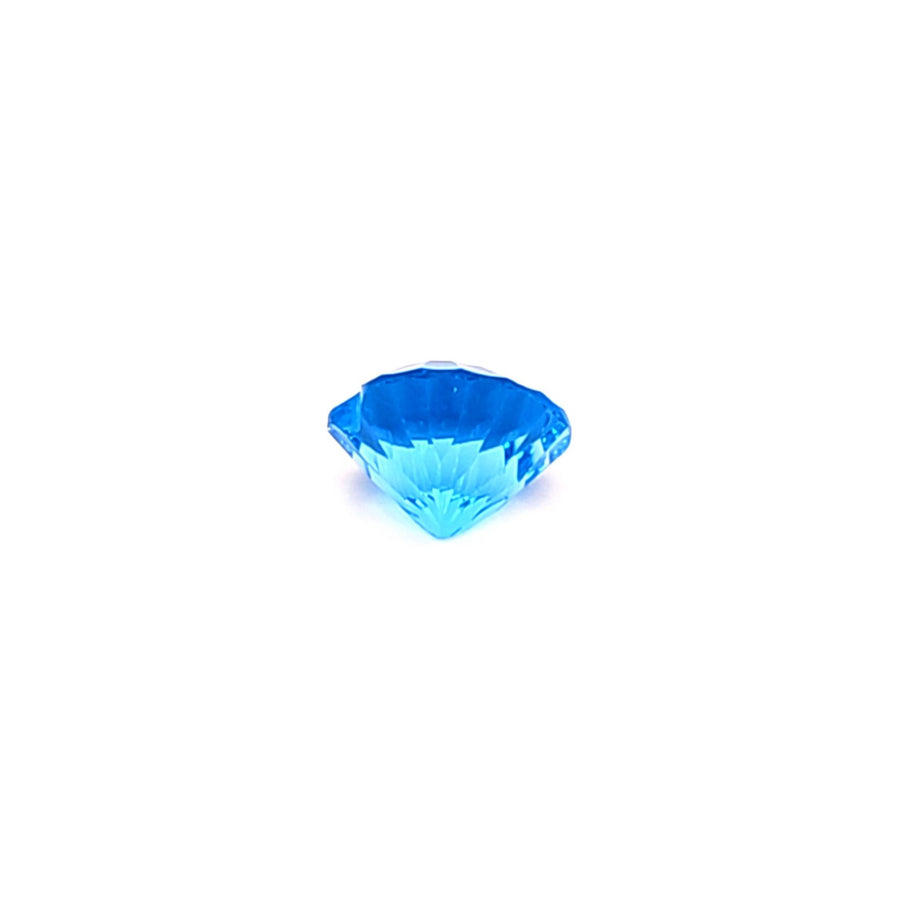 Natural Swiss blue Topaz – 4.21 Ct VVS – 10.00mm