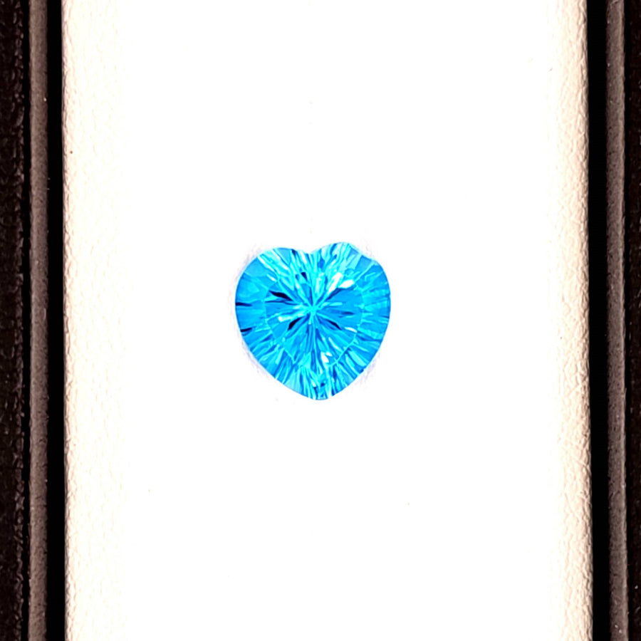 Natural Swiss blue Topaz – 4.21 Ct VVS – 10.00mm