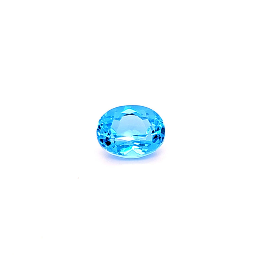 Natural Swiss blue Topaz – 3.77 Ct VVS – 10.04 x 7.97mm