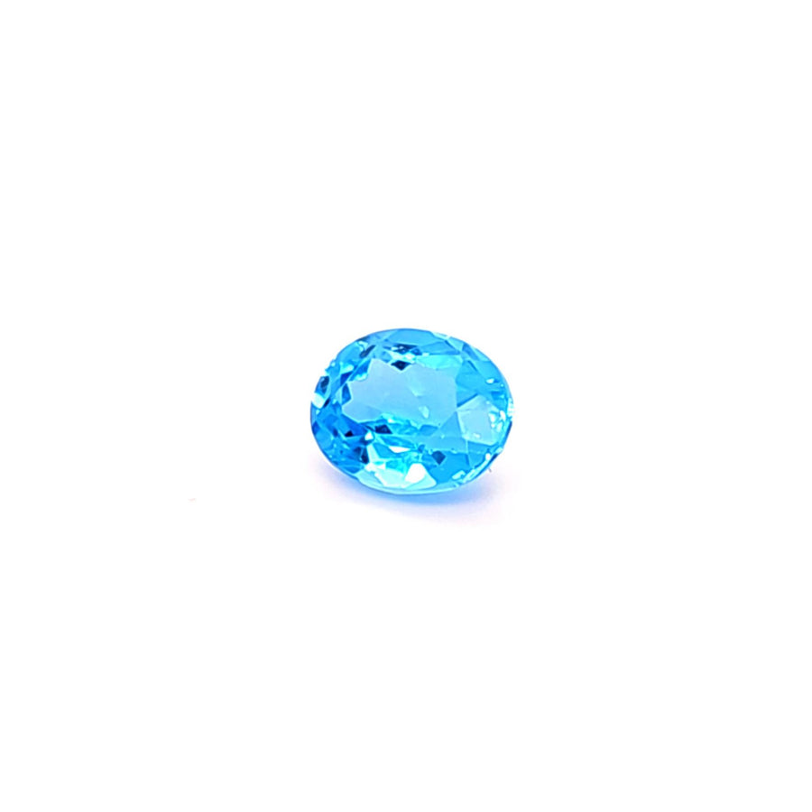 Natural Swiss blue Topaz – 3.77 Ct VVS – 10.04 x 7.97mm