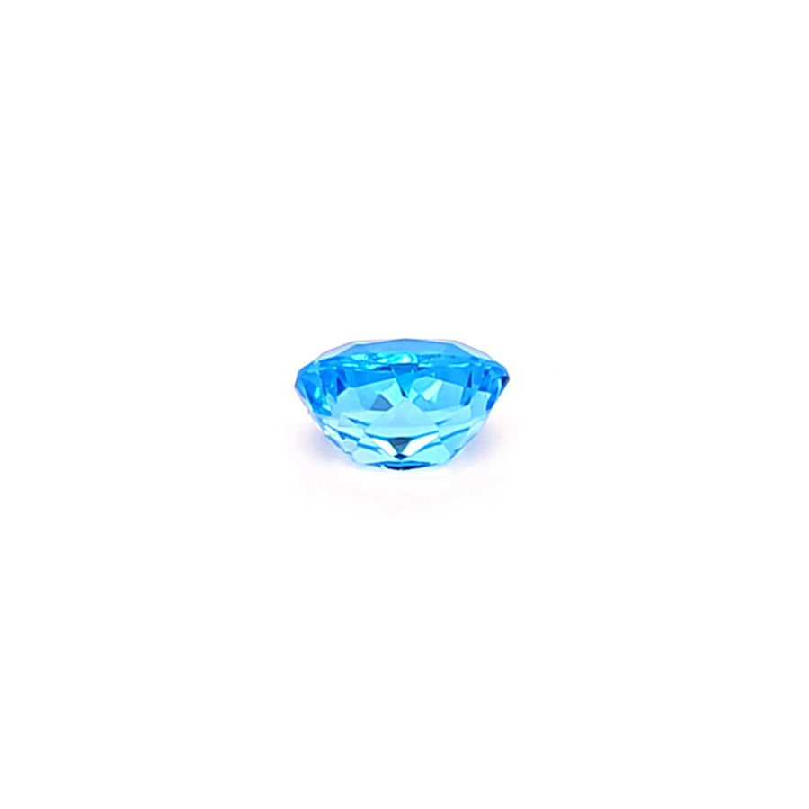 Natural Swiss blue Topaz – 3.77 Ct VVS – 10.04 x 7.97mm