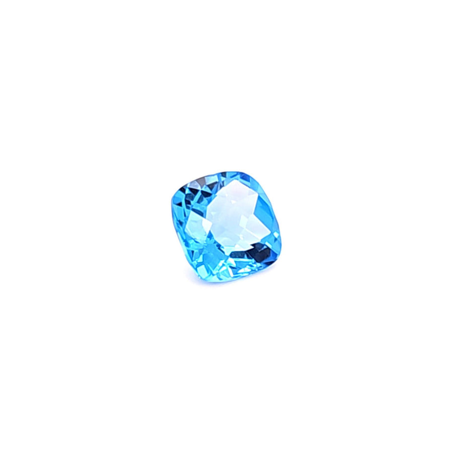 Natural Swiss blue Topaz – 3.85 Ct VVS – 9.00mm