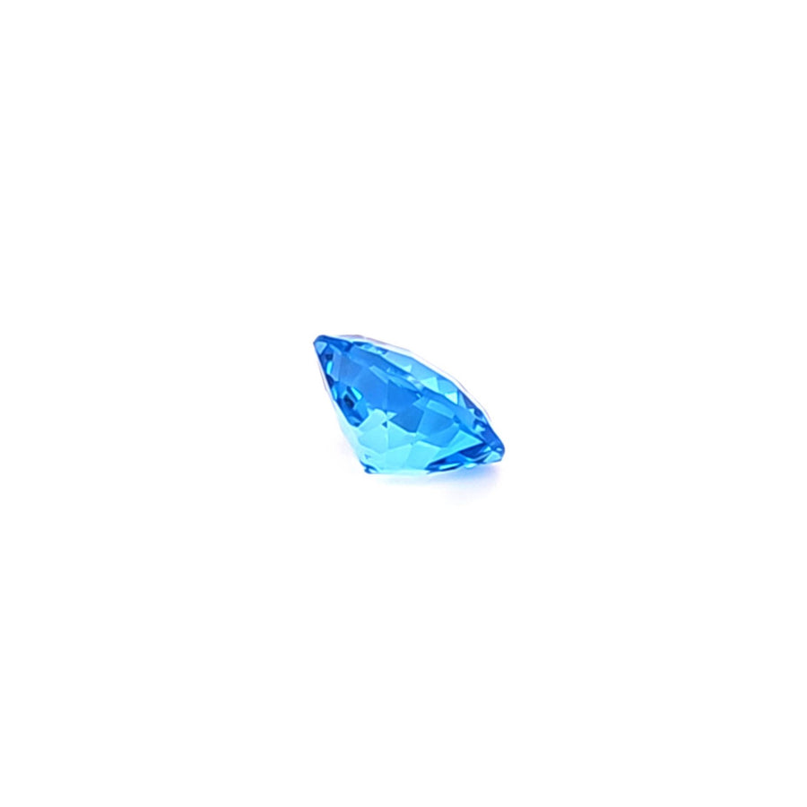 Natural Swiss blue Topaz – 3.85 Ct VVS – 9.00mm