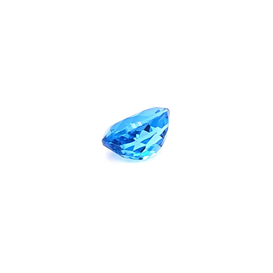 Natural Swiss blue Topaz – 5.14 Ct VVS – 11.00 x 8.93mm