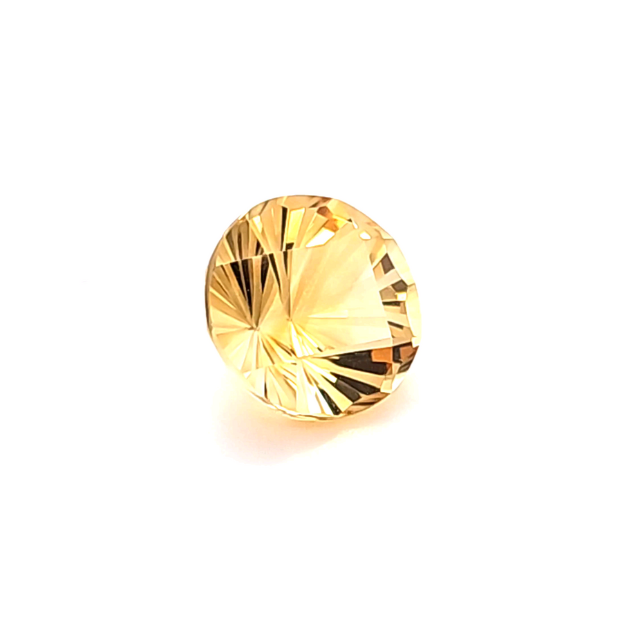 3.50 Ct Natural Citrine - VVS - 10.00mm