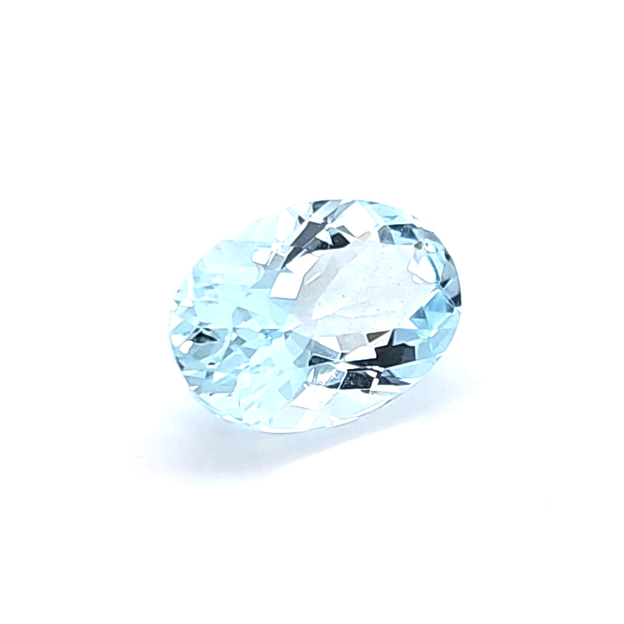 3.39 Carat Natural Aquamarine - VVS – 12.00 x 9.00mm