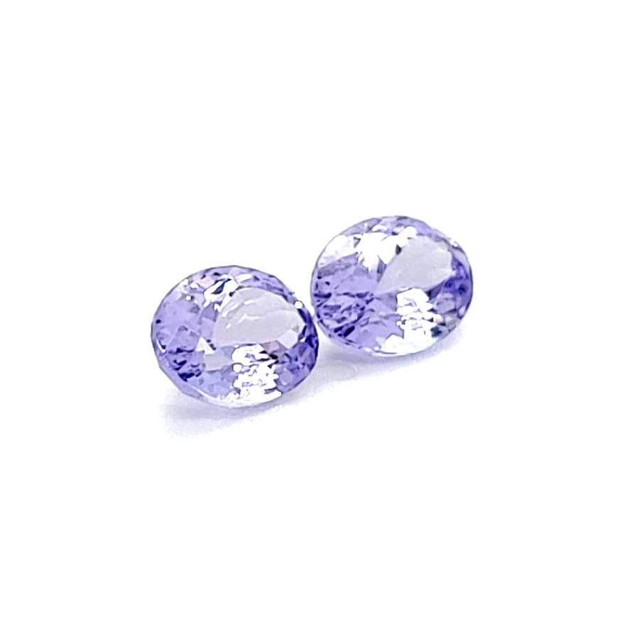 2.80 Ct Natural Tanzanite Pair - VS – 7.85mm