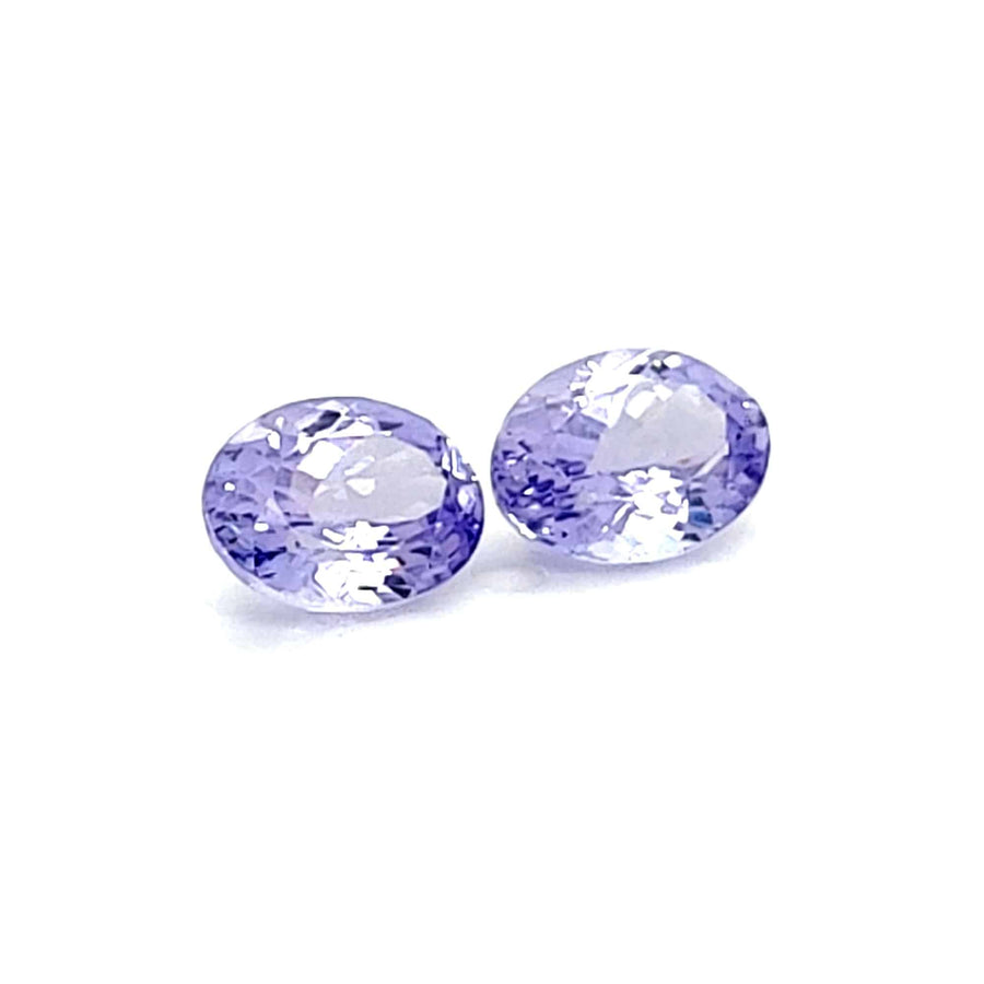 2.80 Ct Natural Tanzanite Pair - VS – 7.85mm