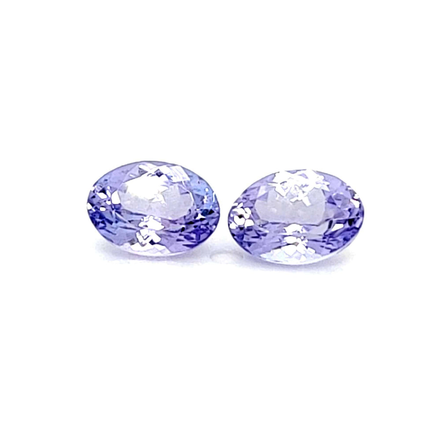 2.80 Ct Natural Tanzanite Pair - VS – 7.85mm