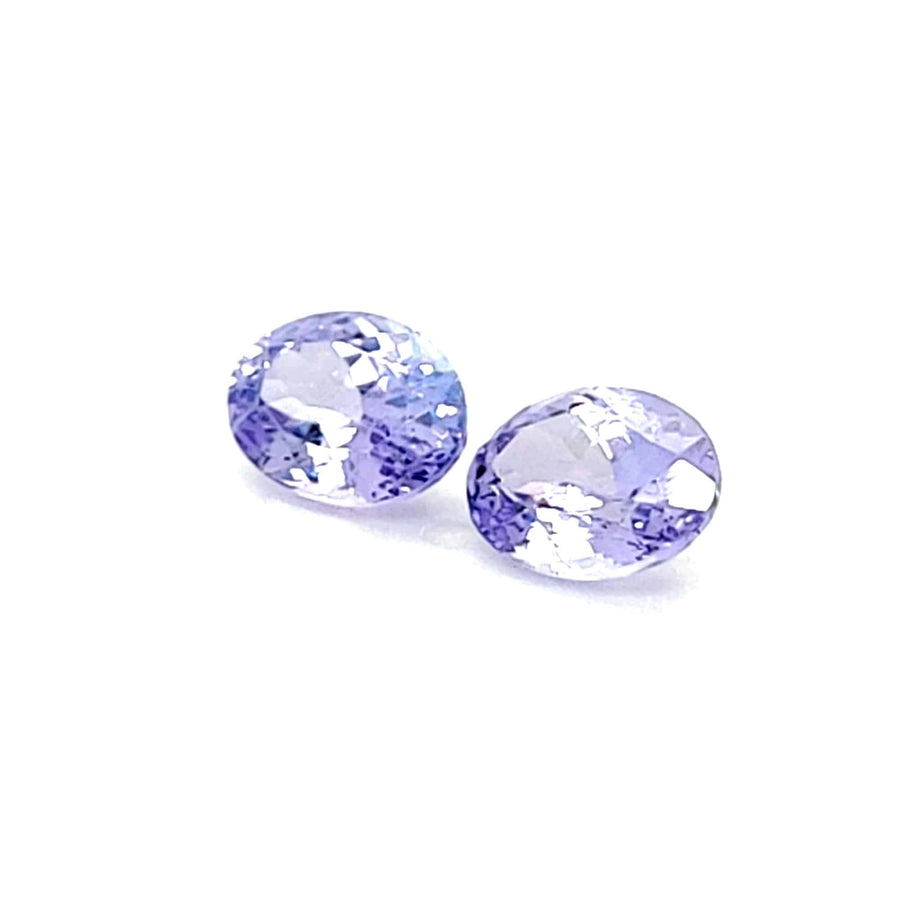 2.80 Ct Natural Tanzanite Pair - VS – 7.85mm