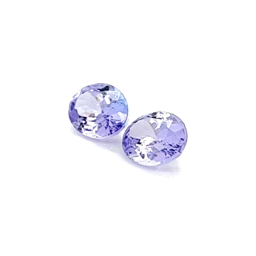 2.80 Ct Natural Tanzanite Pair - VS – 7.85mm