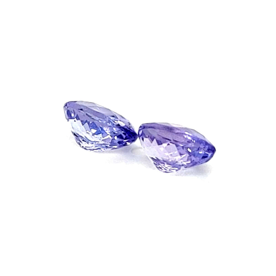 2.80 Ct Natural Tanzanite Pair - VS – 7.85mm