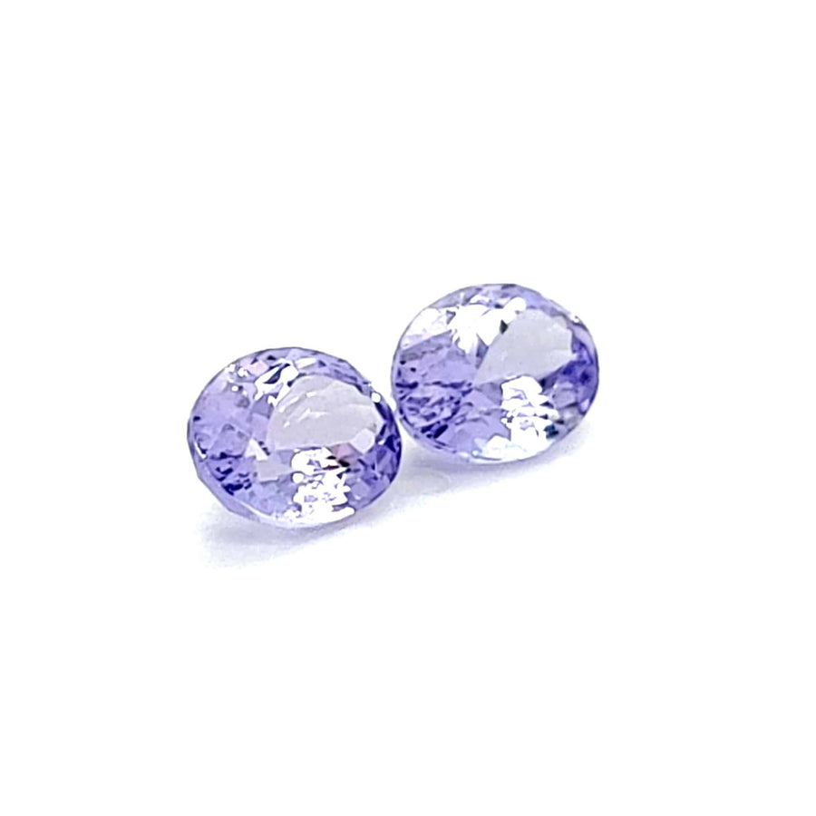 2.80 Ct Natural Tanzanite Pair - VS – 7.85mm