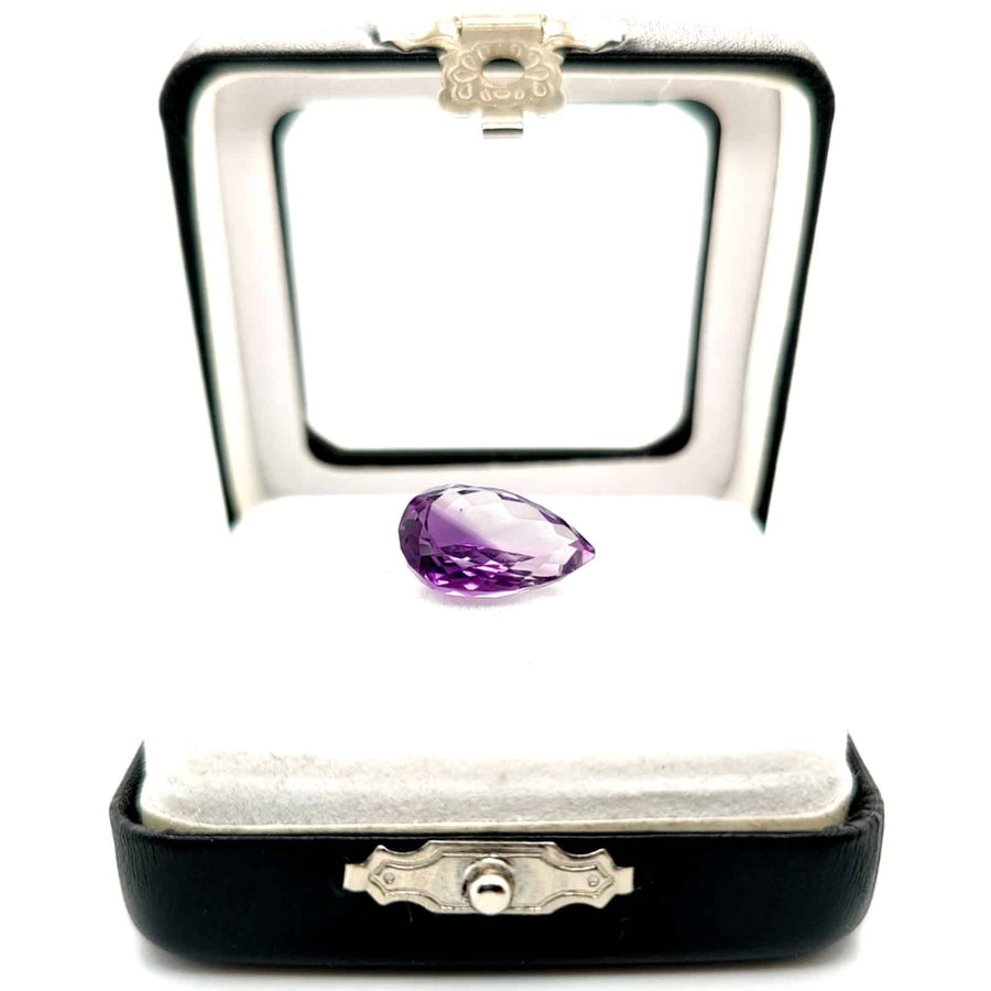 Natural Amethyst Pear cut – 6.83 Ct SI1 – 15.83 x 10.73mm