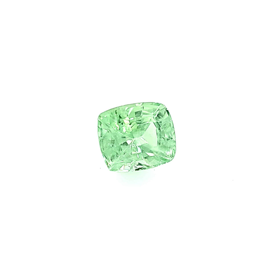 Natural Tsavorite Garnet cushion cut – 0.85 Ct SI – 6.40 x 5.40mm