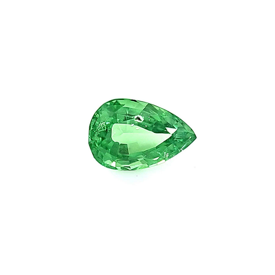 Natural Tsavorite Garnet pear cut