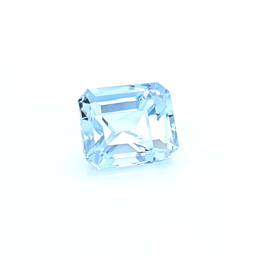 Natural Aquamarine Emerald Cut