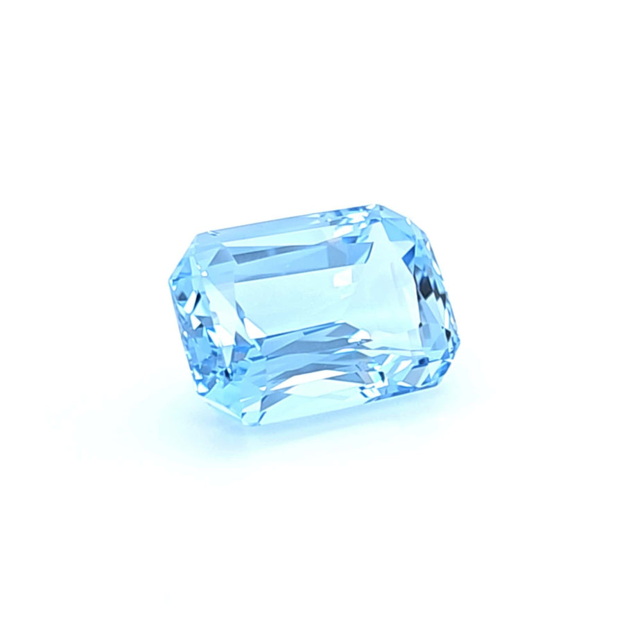 Natural Aquamarine Emerald Cut