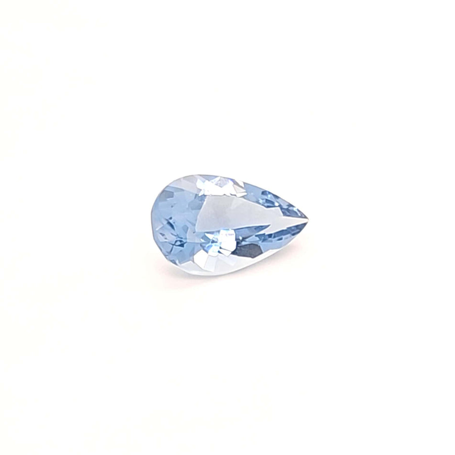 Natural Aquamarine Pear Cut 