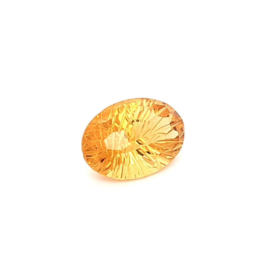 Natural Citrine Fancy Honeycomb Cut 