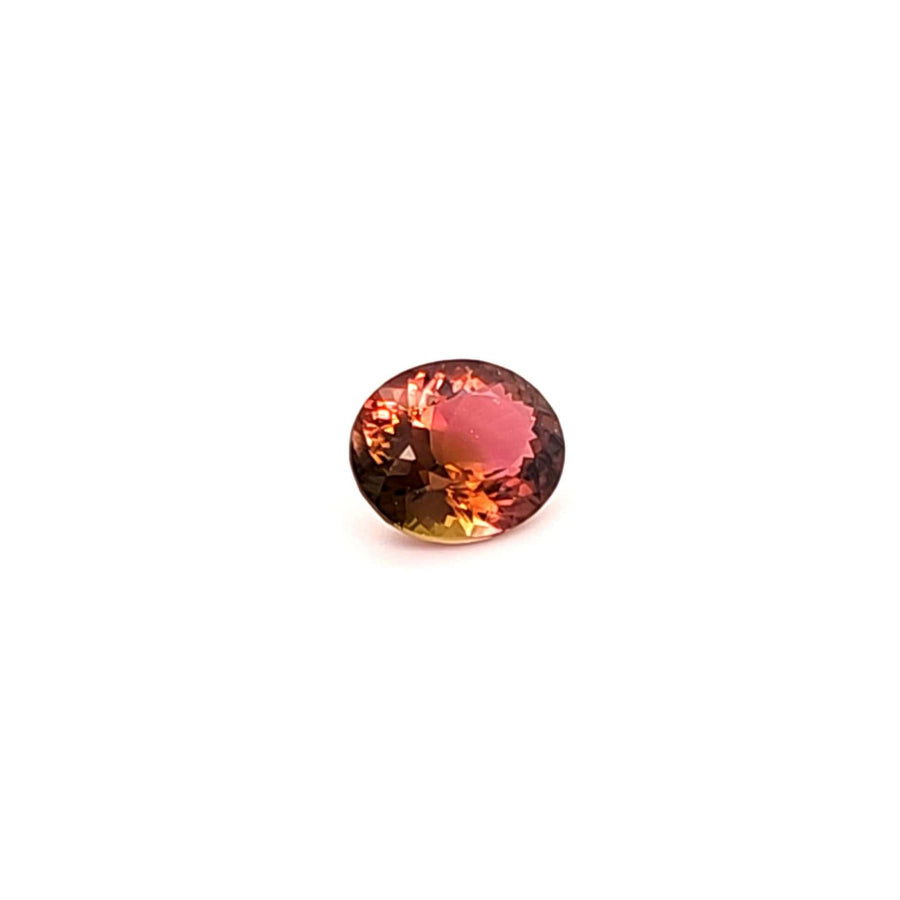 Natural Bi-Coloured Tourmaline Oval cut 