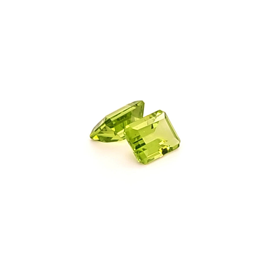 Natural Peridot Emerald Cut 