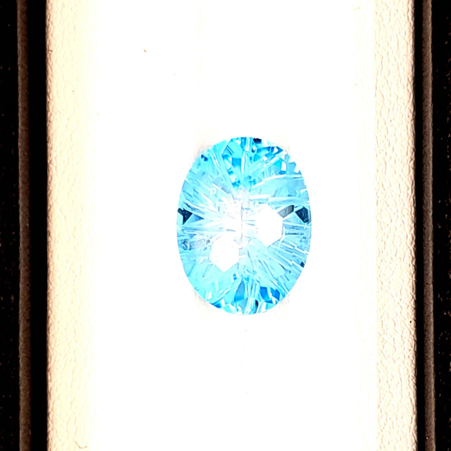 Natural Sky-Blue Topaz – 12.60 Ct VVS – 16.26 x 12.41mm