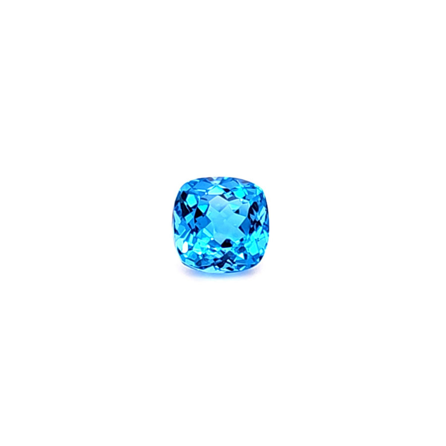 Natural Swiss blue Topaz – 3.86 Ct VVS – 8.30mm