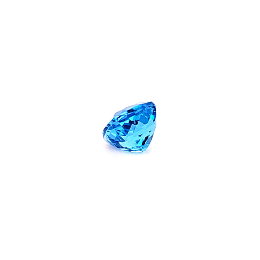 Natural Swiss blue Topaz – 3.86 Ct VVS – 8.30mm