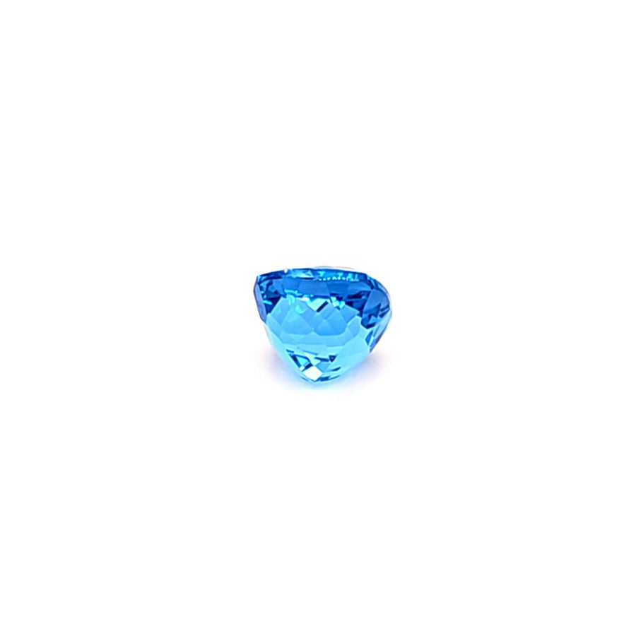 Natural Swiss blue Topaz – 3.86 Ct VVS – 8.30mm