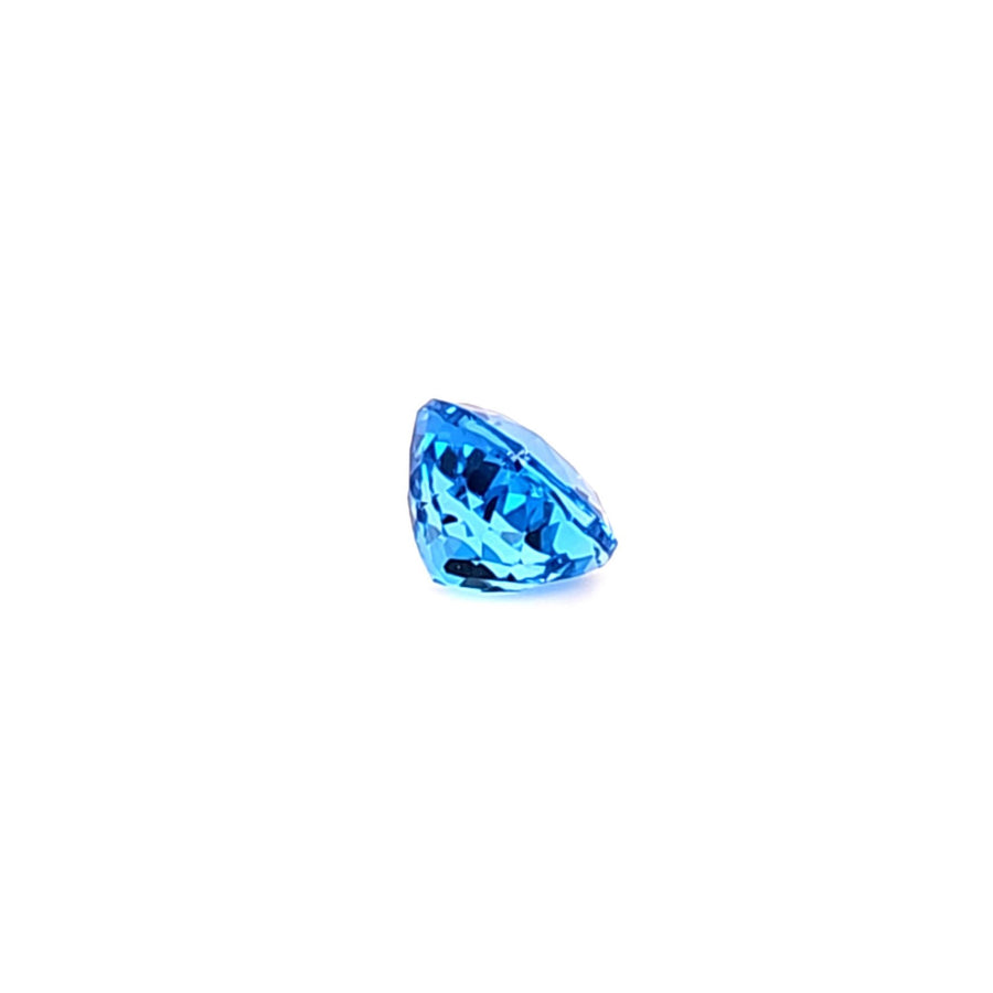 Natural Swiss blue Topaz – 3.86 Ct VVS – 8.30mm