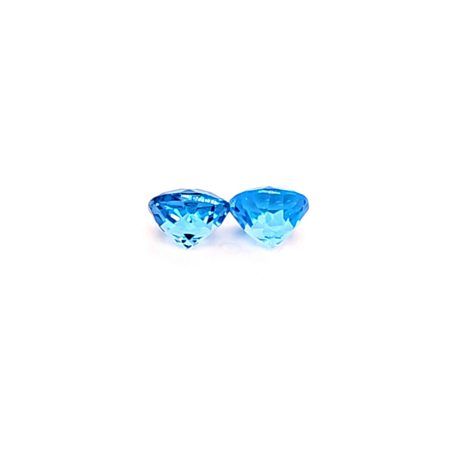 Natural Swiss blue Topaz – 3.42 Ct VVS – 7.00mm