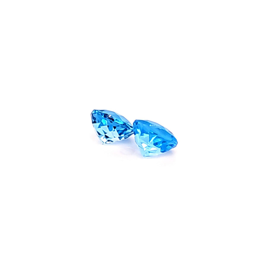 Natural Swiss blue Topaz – 3.42 Ct VVS – 7.00mm