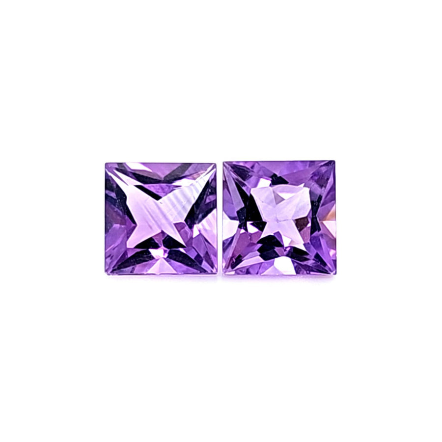 4.71 Ct Natural Amethyst pair – SI1 – 7.88mm