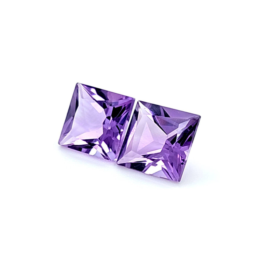 4.80 Ct Natural Amethyst pair –VS – 7.88mm