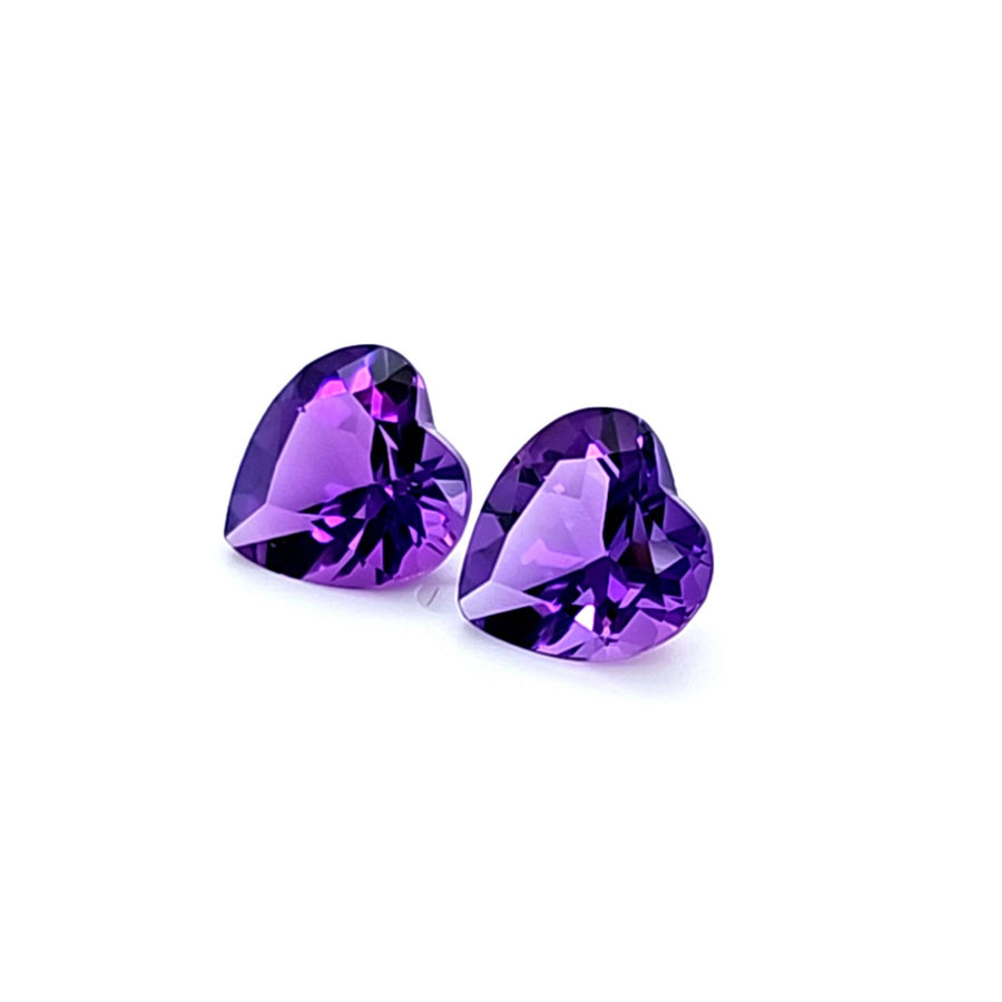 3.30 Ct Natural Amethyst Pair – VVS – 8.00mm