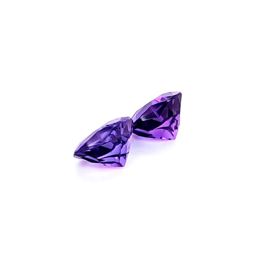 3.30 Ct Natural Amethyst Pair – VVS – 8.00mm