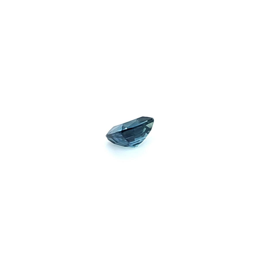 0.84 Ct Natural Teal Sapphire – VVS – 5.11 x 5.04mm