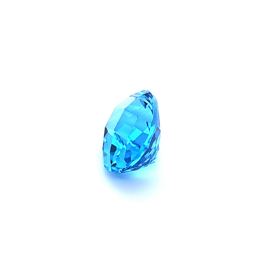 7.78 Ct Natural Swiss blue Topaz - VVS – 14.20 x 9.70mm