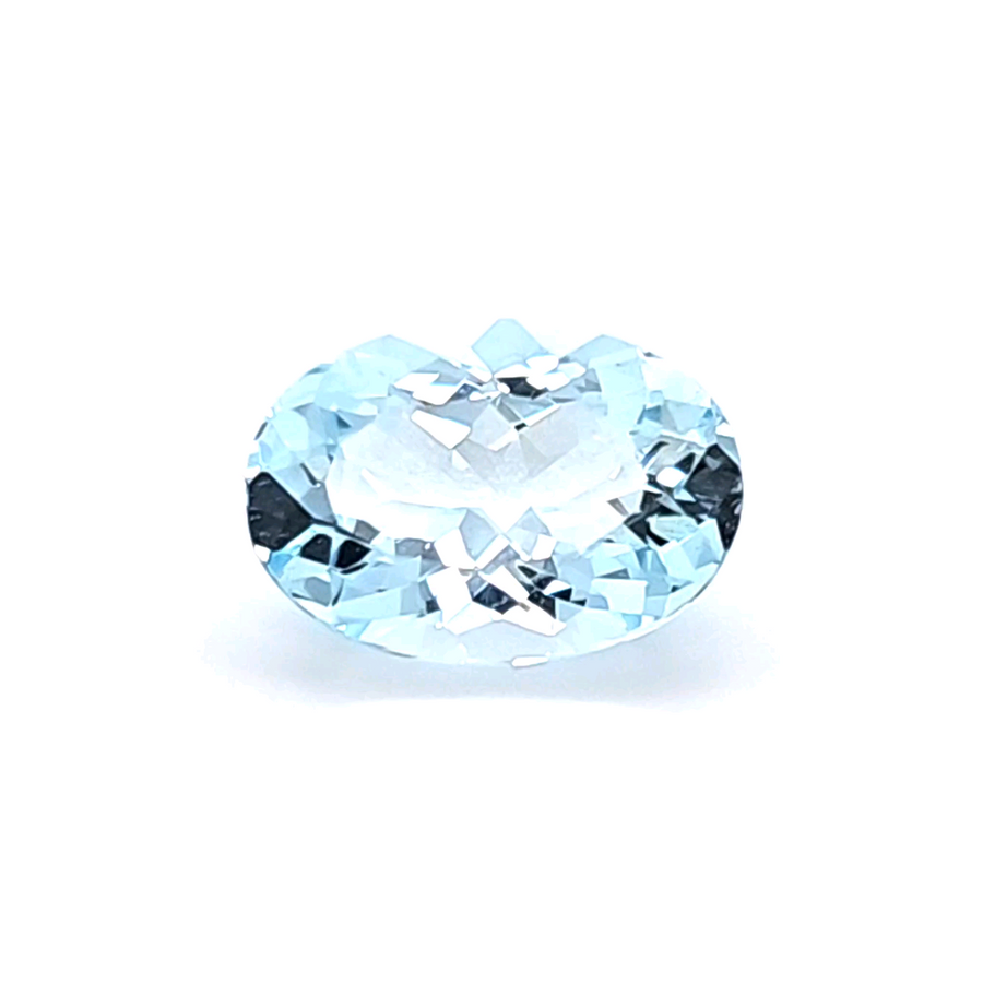 3.39 Carat Natural Aquamarine - VVS – 12.00 x 9.00mm