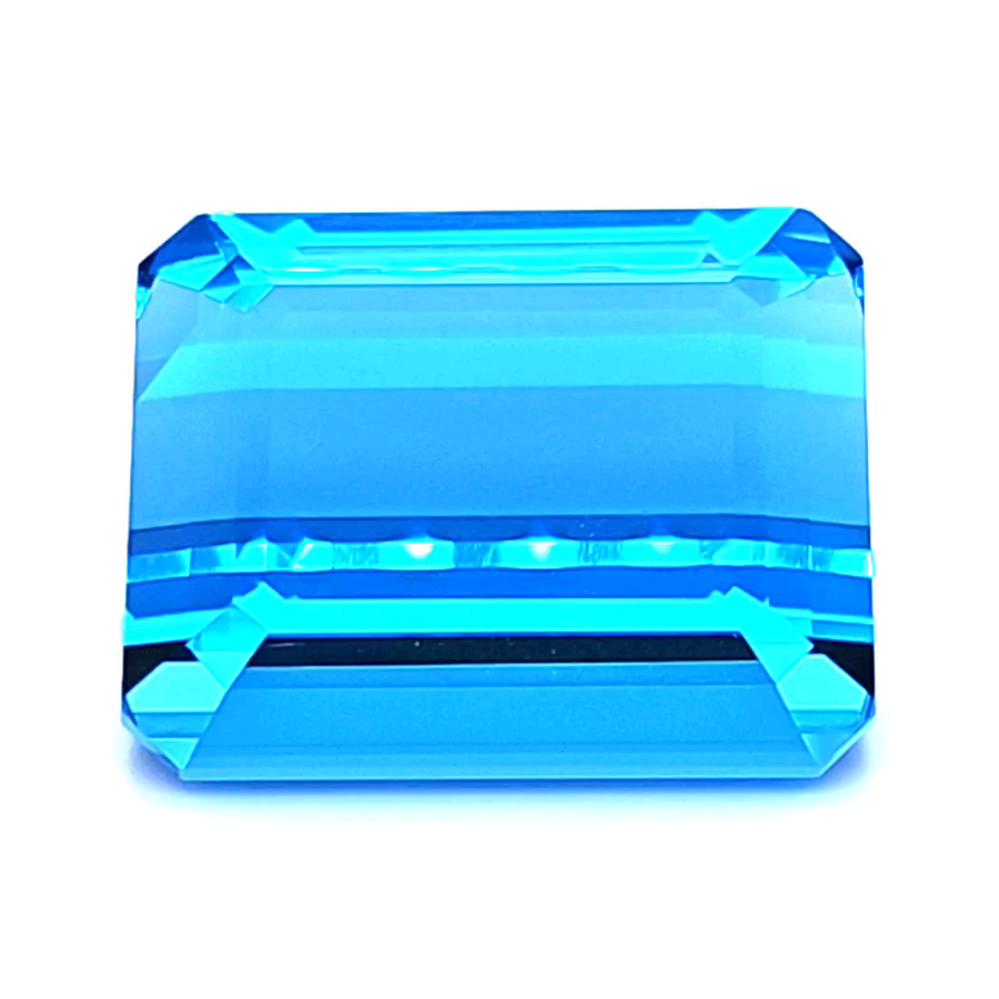 71.68 Ct Natural Swiss blue Topaz - VVS – 25.17 x 20.82mm