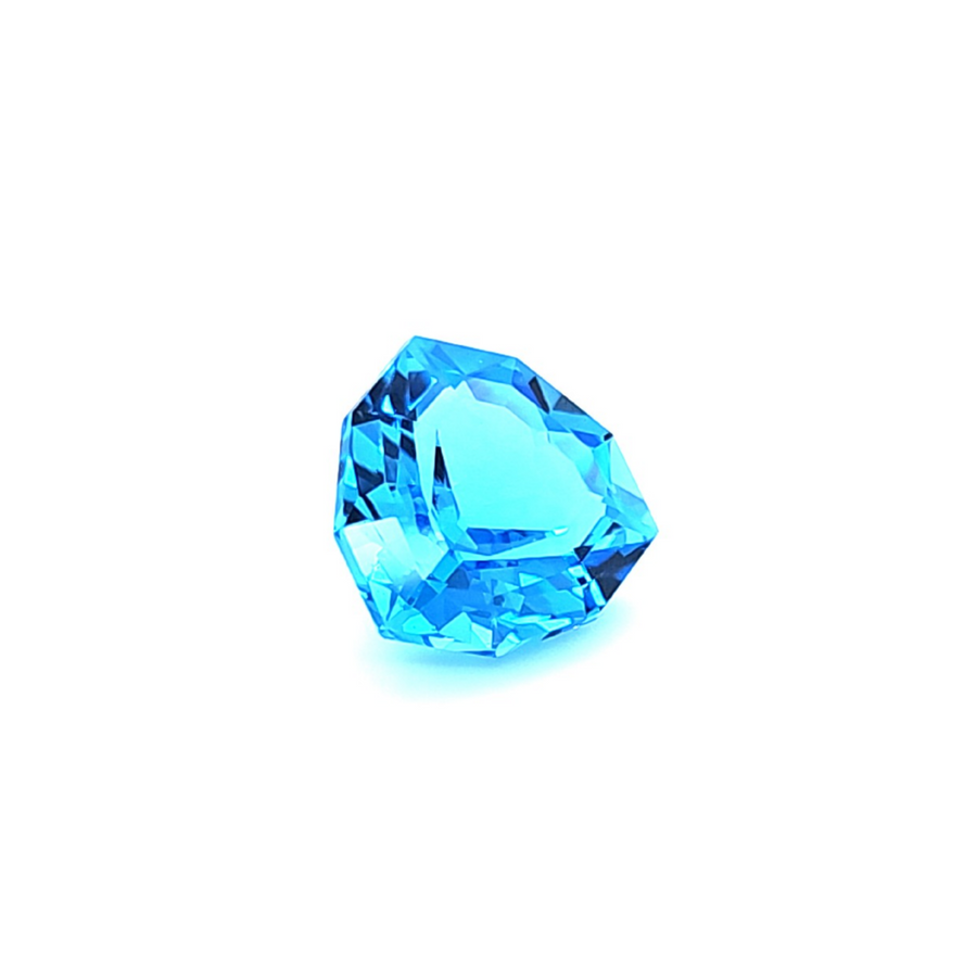 5.88 Ct Natural Swiss blue Topaz - VVS – 11.50mm