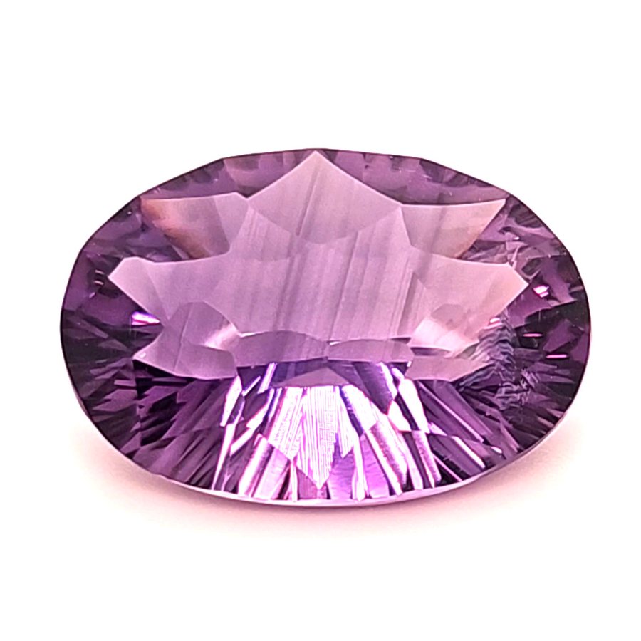 Certified 14.58 Ct Natural Amethyst – SI – 20.30 x 14.07mm