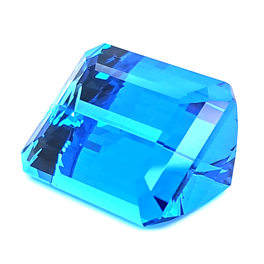 71.68 Ct Natural Swiss blue Topaz - VVS – 25.17 x 20.82mm