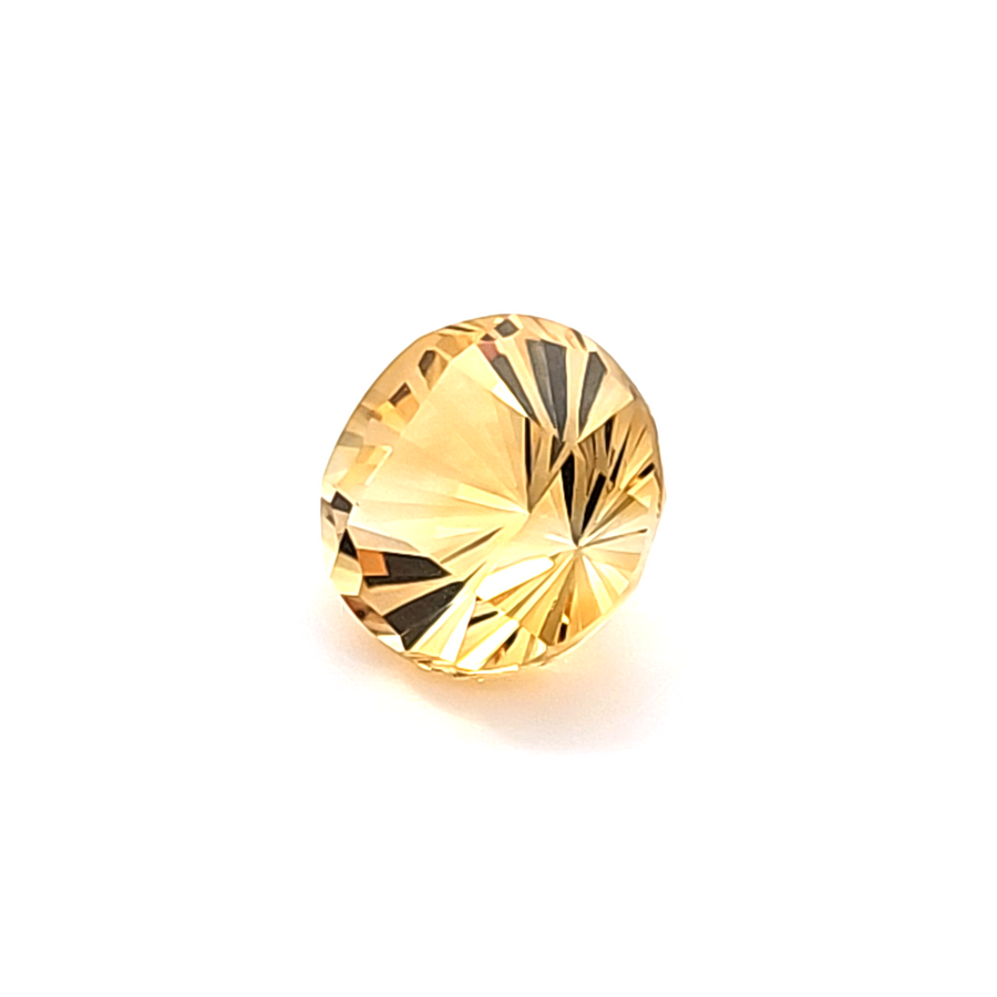 3.50 Ct Natural Citrine - VVS - 10.00mm