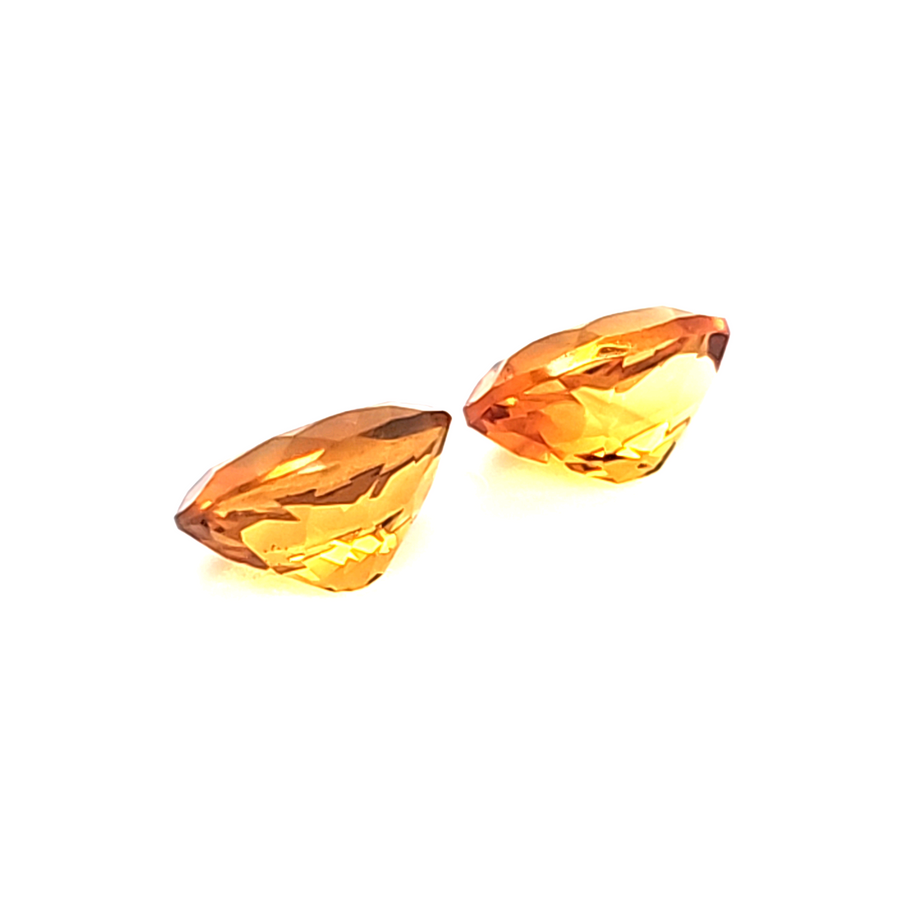 3.23 Natural Citrine Pair - VVS – 9.00 x 7.00mm